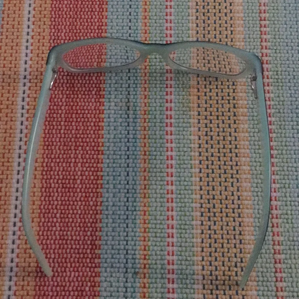 Dkny Brown Front Eyeglasses with White Temples